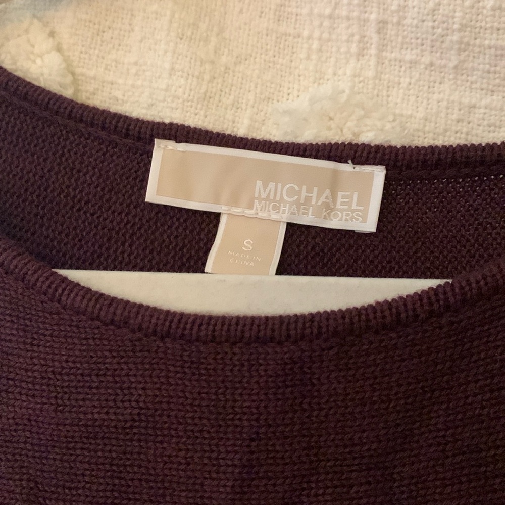 Michael Kors purple sweater in excellent, used condition.